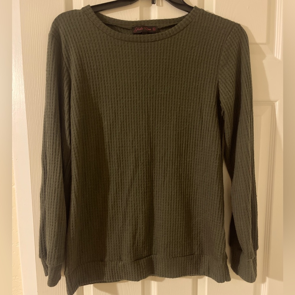 Womens top size X-Large green